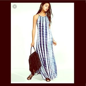 NWOT! Express tie dye maxi dress!